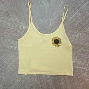 O'Neill yellow sunflower tank top Size XS